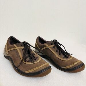 Merrell Cypress Chocolate Nubuck Leather Hiking Shoes Size 8